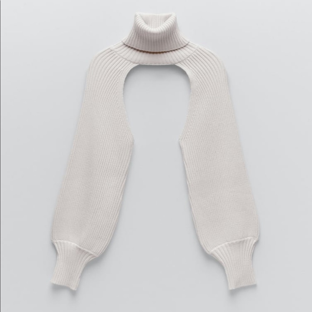 Zara turtleneck scarf